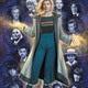 The gorgeous alternate cover for The Many Lives of Doctor Who.